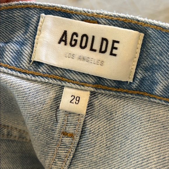 Agolde Cooper Cargo Jeans Light Wash - Picture 3 of 8